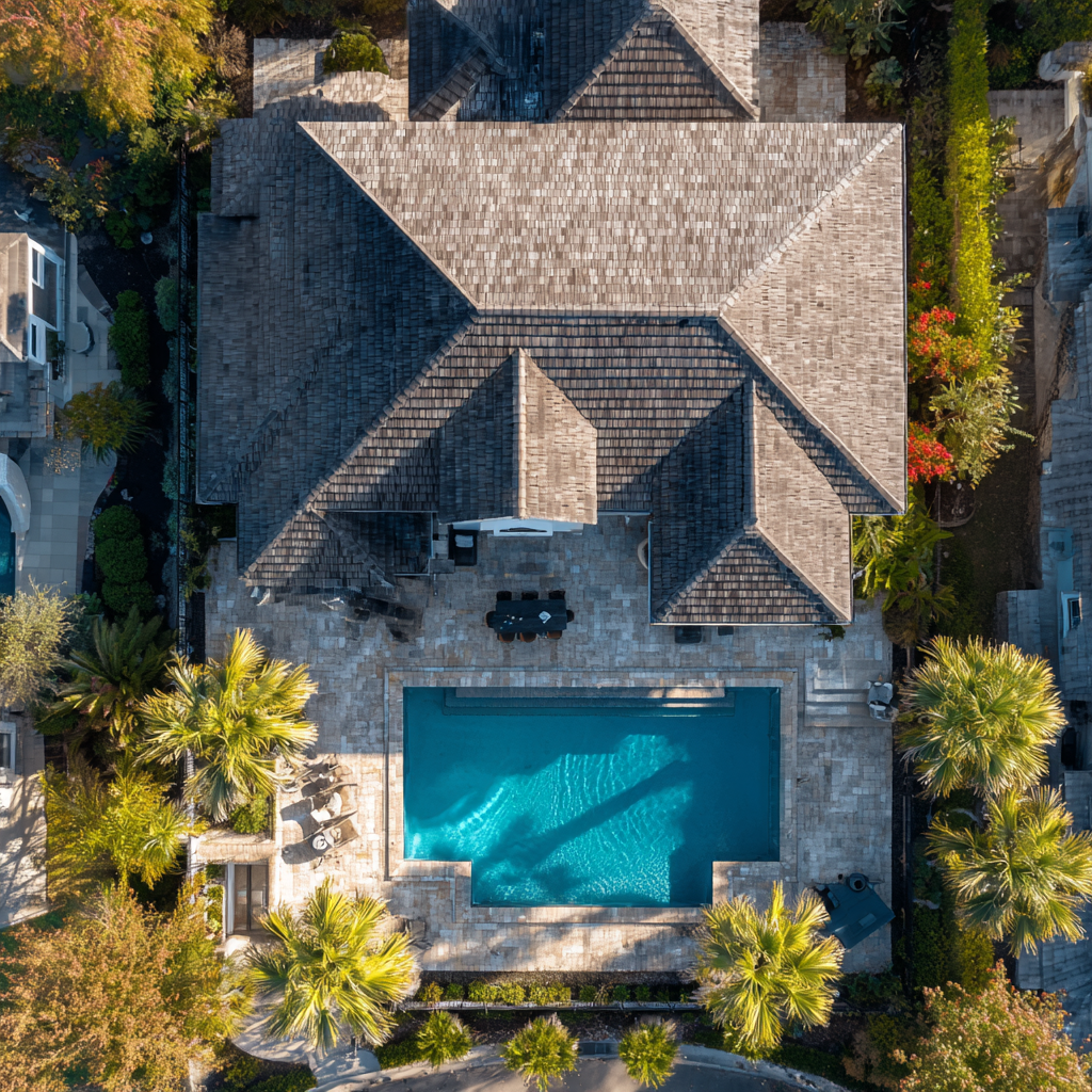Luxury home in tampa florida roof inspection by apex sight solutions riverview fl